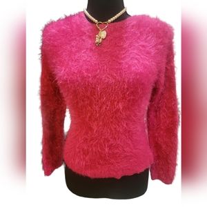 Pink Fuzzy Sweater